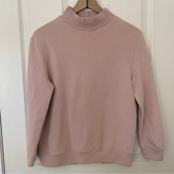 Varley Tops Varley Rochester Sweatshirt Mock Neck Open Back